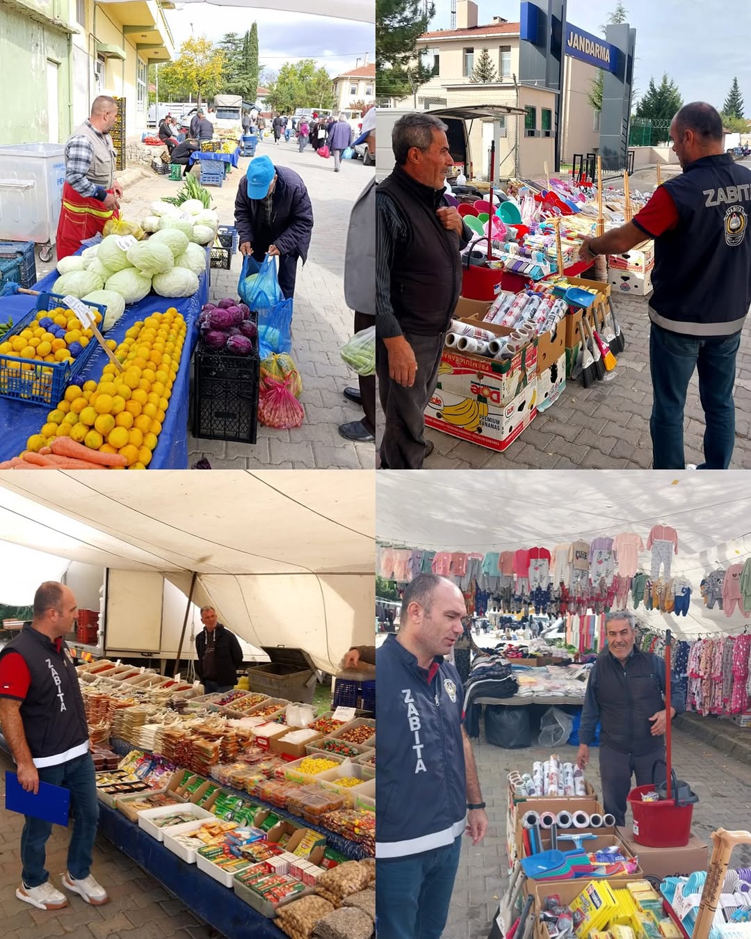 Başkanlığımız Zabıta Ekiplerince, Bugün (Cuma) Kurulan Halk Pazarımızda Vatandaşlarımızın Haklar (2)