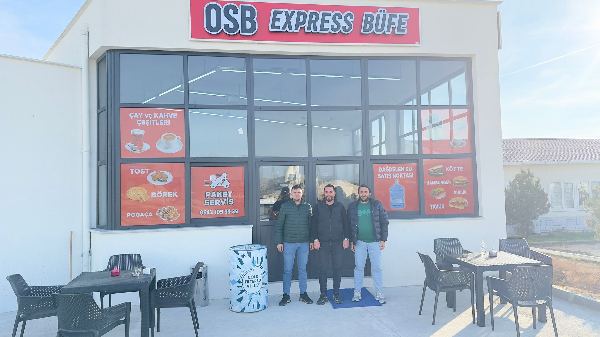 Emrah Yıldırım Ve Ufuk Çelik’ten Osb Express Büfe’ye “Hayırlı Olsun” Ziyareti