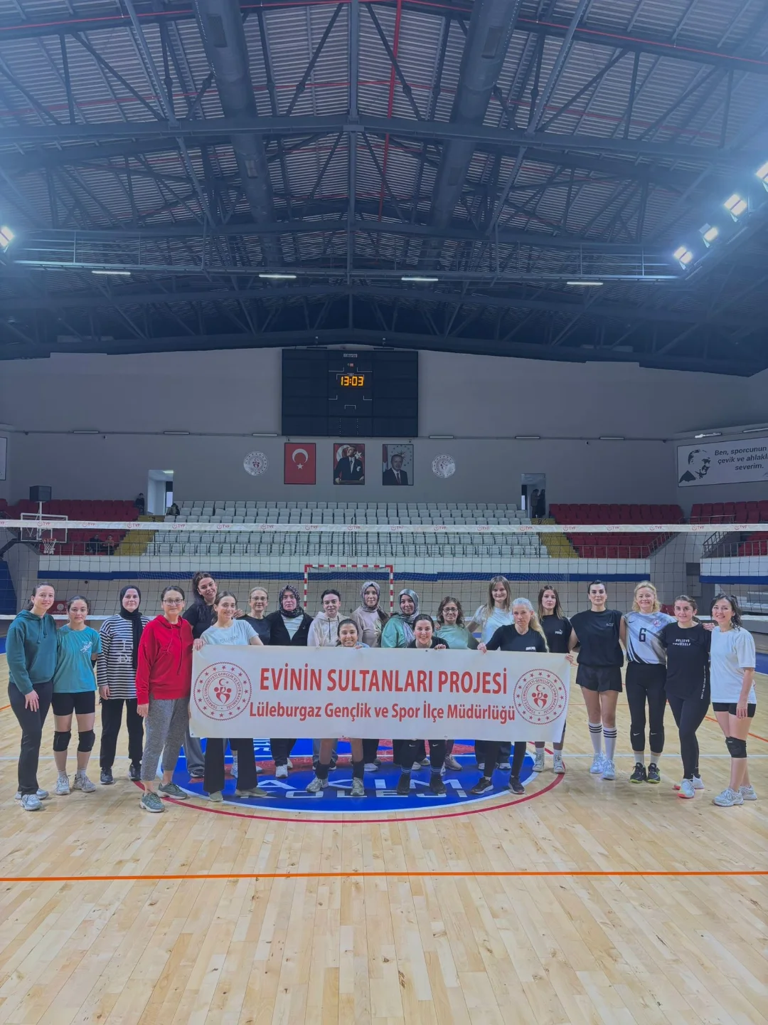 🏐 Evinin Sultanları Lüleburgaz’da Sahada!Gençlik Ve Spor Bakanlığımızın Kadınların Düzenli Fiz