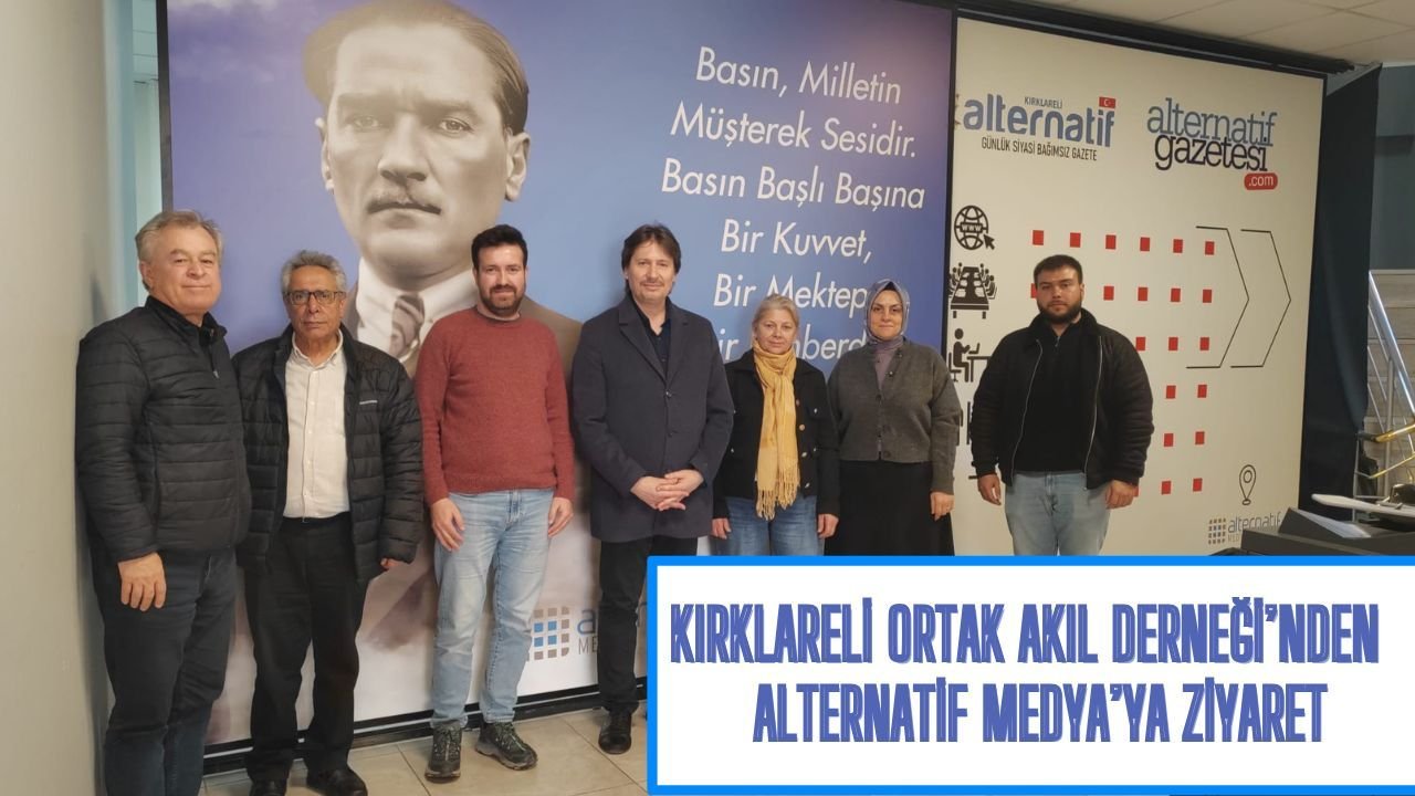 Kırklareli Ortak Akıl Derneği’nden Gazetemize Ziyaret