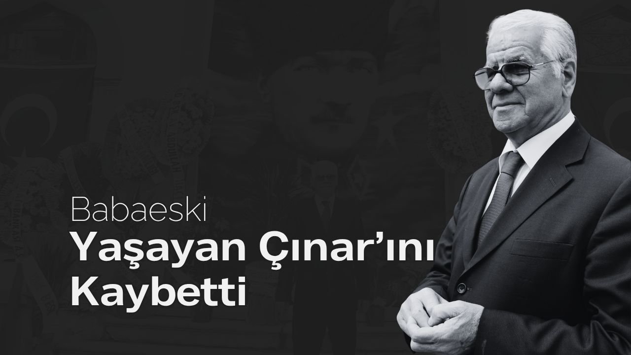 Babaeski Yaşayan Çınar’ını Kaybetti