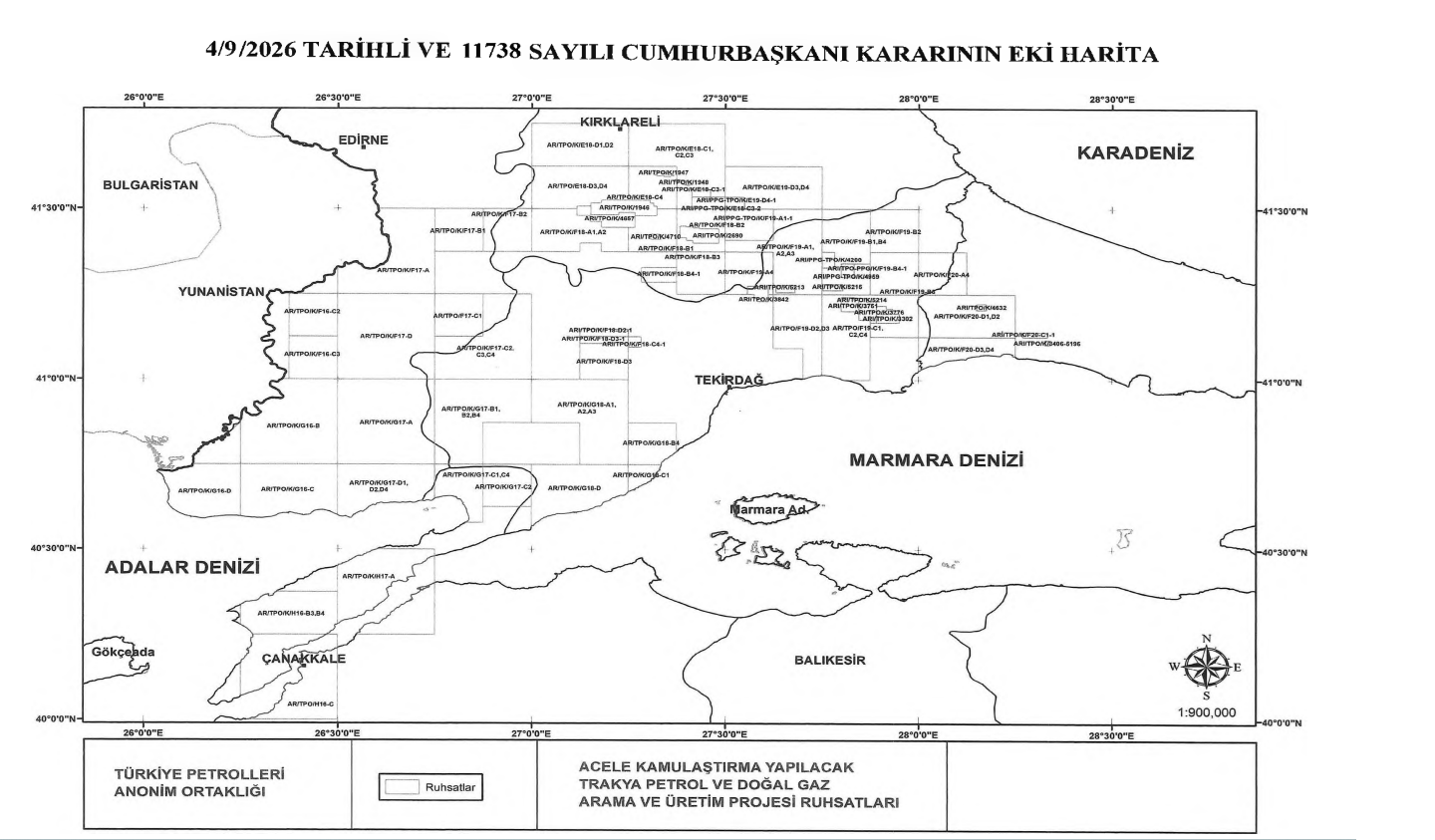 Acele Kamulaştırma Kararı Haritası