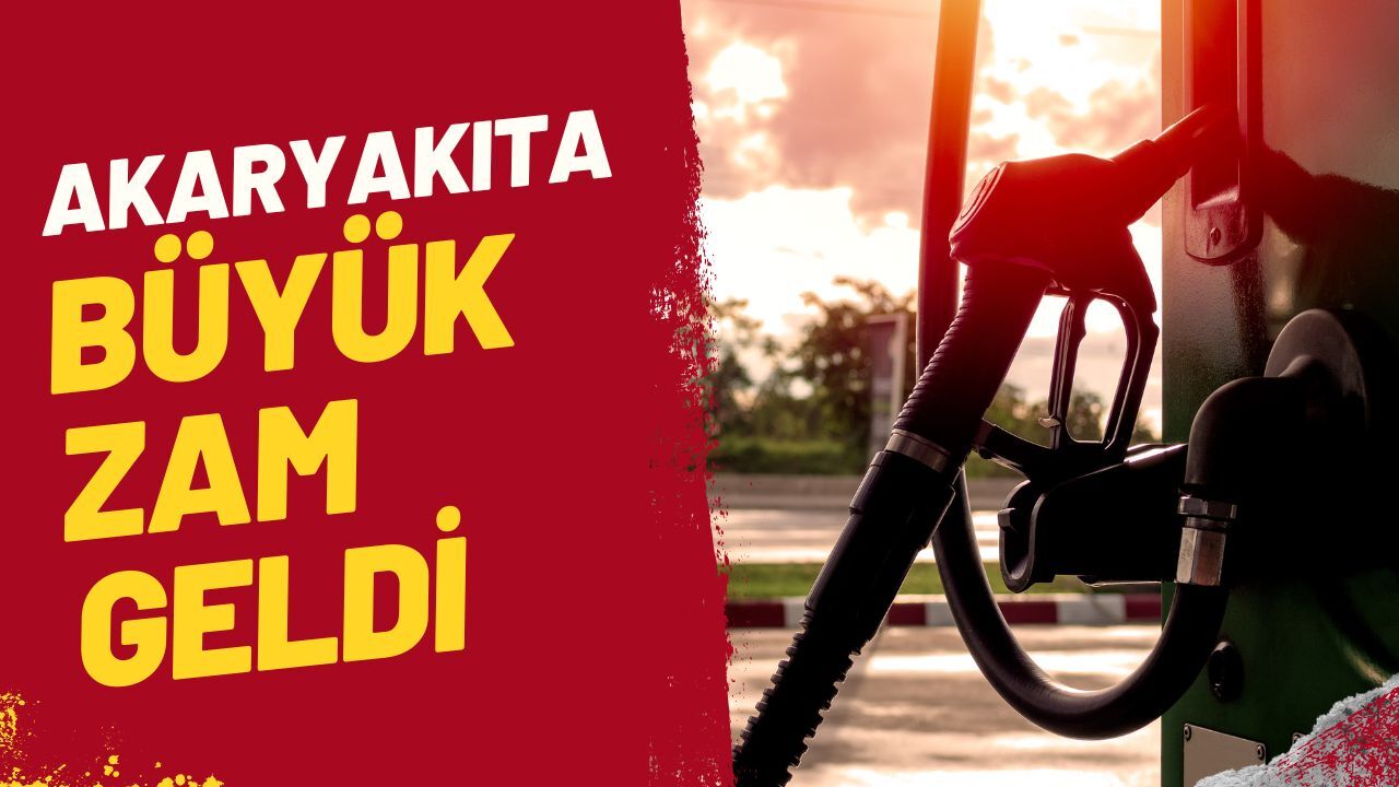 Akaryakıta Büyük Zam Geldi