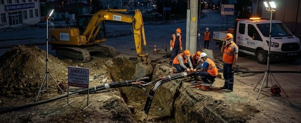Kırklareli’de Altyapı Kazası Hayatı Felç Etti: Enerji Kademeli Olarak Veriliyor