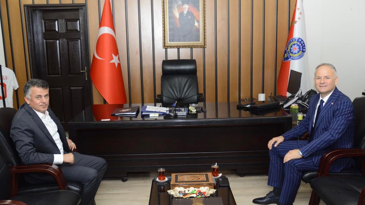 Başkan Türker’den Yeni Müdüre Hayırlı Olsun Ziyareti
