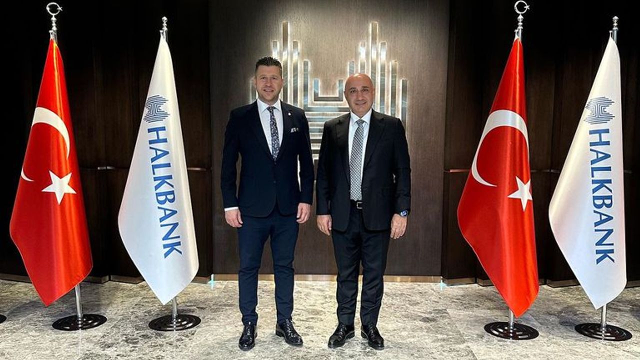Volkan Can’dan Halkbank Genel Müdürü Osman Arslan’a Ziyaret