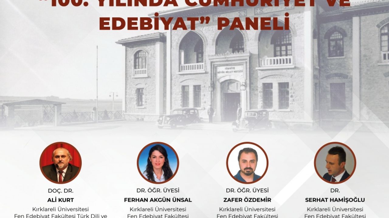 "100. Yılında Cumhuriyet ve Edebiyat" Paneli