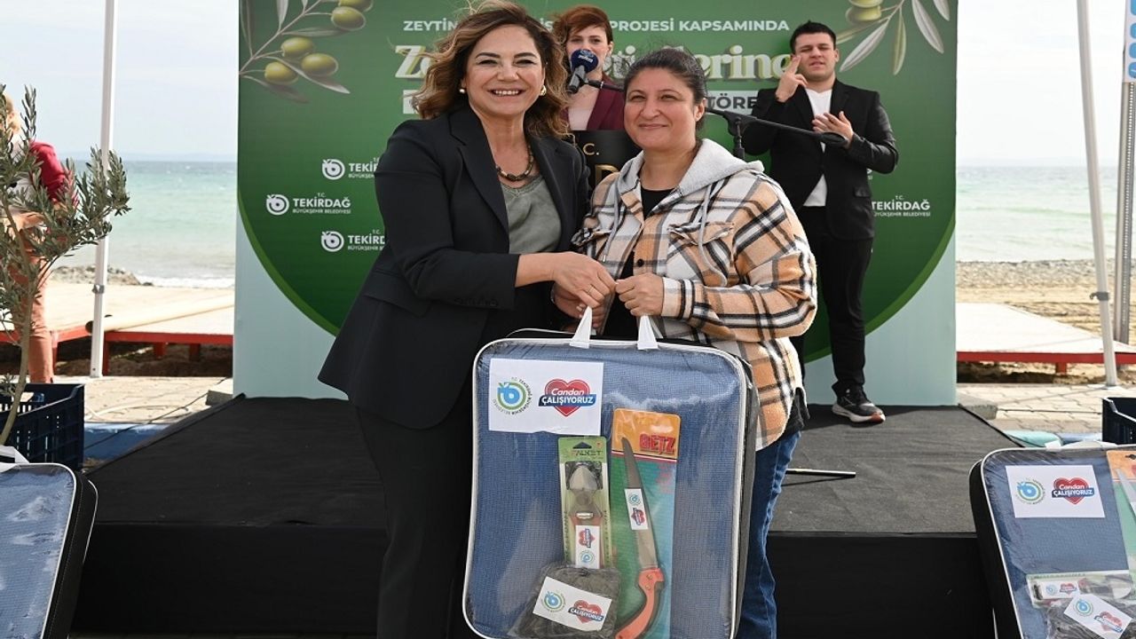 Büyükşehir'den Zeytin Üreticilerine Destek