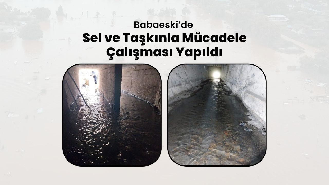 Babaeski’de Sel ve Taşkınla Mücadele Çalışması Yapıldı