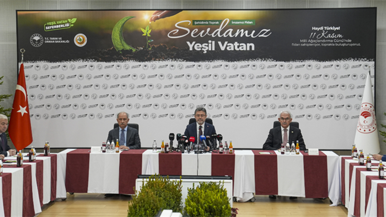 1 Yılda 550 Milyon Fidan ve Tohumu Toprakla Buluşacak