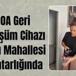 DOA Geri Dönüşüm Cihazı Doğu Mahallesi Muhtarlığında