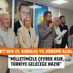 AK Parti’den 25. Kuruluş Yıl Dönümü Açıklaması