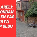 Kırklareli; Kamyondan Dökülen Yağ Kazaya Sebep Oldu
