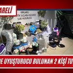 KIRKLARELİ; Evlerinde Uyuşturucu Bulunan 2 Kişi Tutuklandı