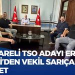 Kırklareli TSO Adayı Erdinç Nişikli’den Vekil Sarıçam’a Ziyaret