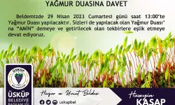 Üsküp’te Yağmur Duası Yapılacak