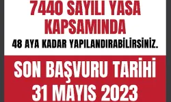 Lüleburgaz Belediyesi Hatırlattı; Son Gün 31 Mayıs