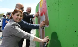 Lüleburgaz’da Duvarlar Grafitiyle Renklendi