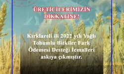 Yağlı Tohumlu Bitkiler Fark Ödemesi Desteği İcmalleri Askıda 