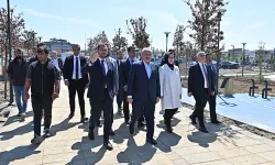 Yüksel ve Şentop Süleymanpaşa Millet Bahçesini Gezdi