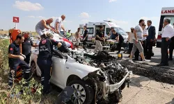 Edirne'de Trafik Kazası; 1 Polis Yaşamını Yitirdi, 2'si Polis 5 Kişi Yaralandı