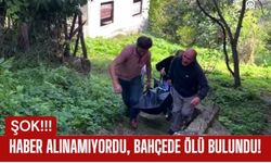 Haber Alınamıyordu, Bahçede Ölü Bulundu!