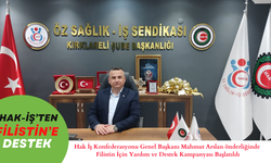 Hak-İş’ten Filistin’e Destek