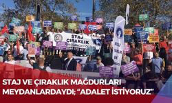 Staj ve Çıraklık Mağdurları Meydanlardaydı; “Adalet İstiyoruz”