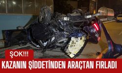 Kazanın Şiddetinden Araçtan Fırladı