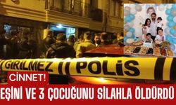 Eşini ve 3 Çocuğunu Silahla Öldürdü