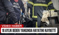 18 Aylık Bebek Yangında Hayatını Kaybetti