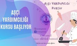 Aşçı Yardımcılığı Kursu Başlıyor