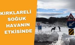 Kırklareli Soğuk Havanın Etkisinde