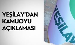 Yeşilay’dan Kamuoyu Açıklaması