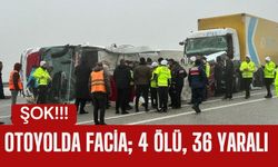 OTOYOLDA FACİA; 4 ÖLÜ, 36 YARALI