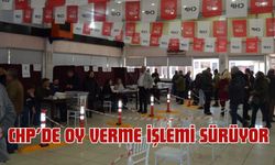 CHP’de Oy Verme İşlemi Sürüyor