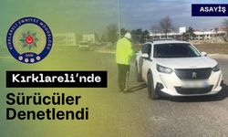 Kırklareli’nde Sürücüler Denetlendi