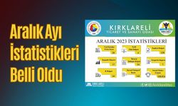 Aralık Ayı İstatistikleri Belli Oldu