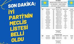 SON DAKİKA; İYİ Parti’nin Meclis Listesi Belli Oldu