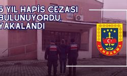 5 Yıl Hapis Cezası Bulunuyordu, Yakalandı