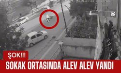 Sokak Ortasında Alev Alev Yandı