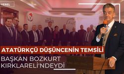 Atatürkçü Düşüncenin Temsili,  Başkan Bozkurt  Kırklareli'ndeydi