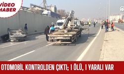 Otomobil Kontrolden Çıktı; 1 Ölü, 1 Yaralı Var