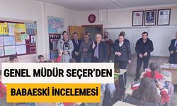 Genel Müdür Seçer’den Babaeski İncelemesi