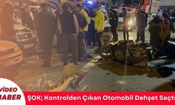 Şok; Kontrolden Çıkan Otomobil Dehşet Saçtı