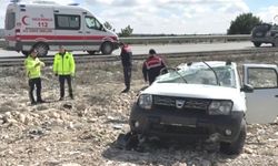 Feci Kaza; Devrilen Otomobilin Sürücüsü Öldü