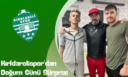 Kırklarelispor’dan Doğum Günü Sürprizi