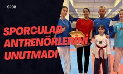 Sporcular Antrenörlerini Unutmadı