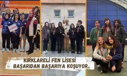 Kırklareli Fen Lisesi Başarıdan Başarıya Koşuyor