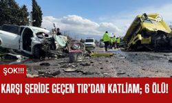 Karşı Şeride Geçen Tır’dan Katliam; 6 Ölü!